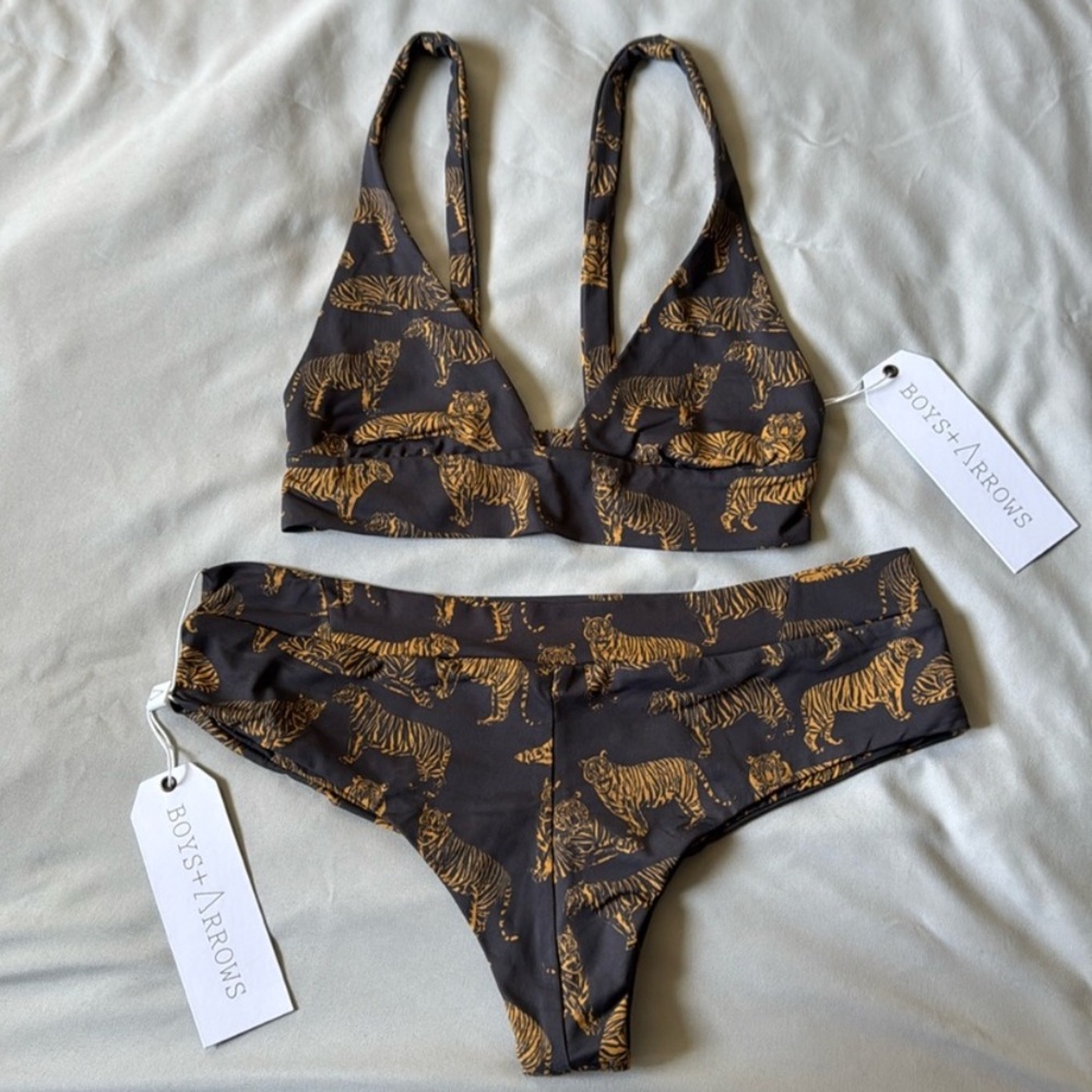 NWT Boys + Arrows Bikini Set in Frisky - Picture 2 of 4